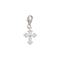 Filigree Cross Charm With Lobster Clasp