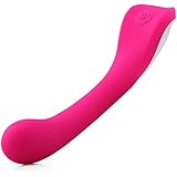 LILER(TM) USB Charge High-Quality Silicone 7-Frequency Vibrating Massage Vibrator for G-Spot Stimulation and Female Masturbation,Sex Toy for Adults (rosy)