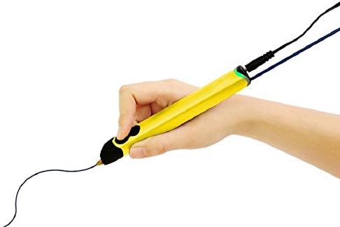 New Yellow Color 3doodler create ! With 50 Extra Flex Filament Strands and Accessories to Create Different Shapes!