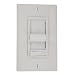 Leviton 6629-3W SureSlide 1.5A Quiet Step Fan Speed Control, Single Pole or 3-Way, White