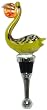 Individually Gift Boxed Bottle Stopper with Decorative Glass Pelican Top Set of Two