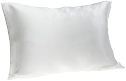Spasilk 100% Pure Silk Facial Beauty Pillowcase, White