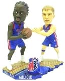 Detroit Pistons Milicic & Wallace Forever Collectibles Bobble Mates
