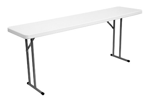 Buy 18''W X 72''L Granite White Plastic Folding Table [DAD-YCZ-180-GW-GG]
