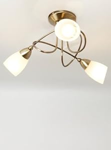 Bhs Ottoni 3 Light Ceiling Fitting: Amazon.co.uk: Kitchen ...