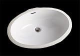 Rohl 1520-00, Rohl Bathroom Basins, Undercounter Lavatory Sink - White