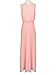 Choies Women's Chiffon Cut Away Pleated Evening Beach Maxi Dress