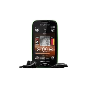 Sony Ericsson Mix Walkman Black/Green Mobile Phone on Vodafone / Pay As You Go / Pre-Pay / PAYG
