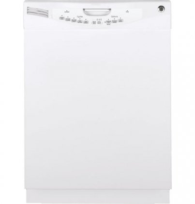 GE GLD5600RWW Full Console Dishwasher - White