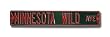 Minnesota Wild Avenue Sign 6 x 36 NHL Hockey Street Sign