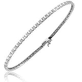 Forzieri 18K White Gold Diamond Tennis Bracelet