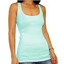 American Apparel 2x1 Rib U-Neck Tank Top
