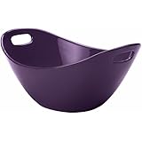 Rachael Ray Stoneware 15" Salad Serving Bowl, Purple