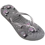 Slim Kokeshi Womens Sandal (Grey Silver) Size W11/12, M9 (Brazil 41/42) - W11/12, M9 (Brazil 41/42)