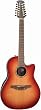 Ovation CC245 Celebrity 12-String Mid-Depth Acoustic-Electric Guitar - Honey Burst