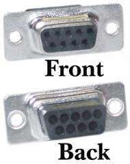 DB9 Pin female Crimping Housing (Serial)