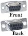 DB9 Pin female Crimping Housing (Serial)