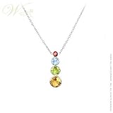 WILLOW FINE COLLECTIBLES: *AUTUMN JOURNEY* 14KW NECKLACE