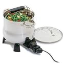 Presto 6020 Options 6-Quart Electric Multi-Cooker, Stainless Steel