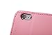 iPhone 6 Case - Exact Apple iPhone 6 5.5 Case [BillFOLD Series] - PU Wallet Flip Cover Case for Apple iPhone 6 Air (5.5-inch) Pink