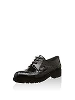 Lua Lua Zapatos de cordones Perforaciones (Negro)