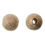 10mm Gold Plated Stardust Sparkle Round Beads (25)