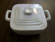 TBC HOME: Mini Indivual Oven Safe White Square 8 Ounce Petite Casserole Dish 4 X 4 X 3 Perfect for Baking & Serving Vegetables, Soups, Casseroles, Souffles, Egg Dishes, Desserts & Any Other Baked Food. Refrigerator, Dishwasher, Oven & Microwave Safe