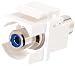 CABLESTOGO 3340 CABLESTOGO 03340 SNAP-IN BLUE RCA KEYSTONE MODULE (WHITE)