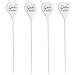4 Pcs Stainless Steel Cake Tester Reusable Metal Cake Probe Cake Testing Needle Home Bakery Muffin Bread Cake Tester Probe Skewer Pin Needle