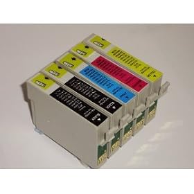 5 (1 FULL SET + 1 EXTRA BLACK) "BRAND NEW SEALED" EPSON COMPATIBLE INK CARTRIDGES FOR EPSON PHOTO STYLUS, SX420W, SX445W, SX425W, SX525WD, SX620FW, Epson Stylus Office BX305F, BX305FW, BX320FW, BX525WD, BX625FWD, B42WD, epson stylus SX 420W, SX 425W, SX 525WD, SX 620FW, Epson Stylus Office BX 305F, BX 305FW, BX 320FW, BX 525WD, BX 625FWD, B 42WD, 2 x BLACK, 1 x CYAN, 1 x MAGENTA, 1 x YELLOW, "same day shipping"