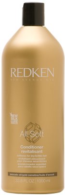 Redken All Soft Conditioner ( New Silk Luxe Complex ) 33.8 oz (1 Liter)