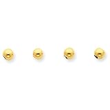 14k Set of 4, 4mm Beads
