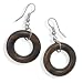 Genuine Elegante (TM) Dangle Earrings. Wood Ring Fashion Earrings. 100% Satisfaction Guaranteed. Genuine Elegante (TM) Dangle Earrings. Wood Ring Fashion Earrings. 100% Satisfaction Guaranteed.