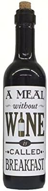 Grape Memories GRAPECS13 A meal without wine is called breakfast Clever Saying Table Top Collectibles