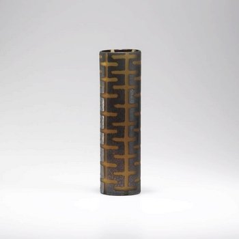 Cyan Lighting 02383 Large Graphic Vase, Brown