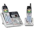 AT&T 5.8 GHz Expandable Dual Handset Cordless Phone System with Full Color LCD, Caller ID & Answering Machine (Model# E6012B)