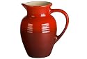 Le Creuset Stoneware 2-1/4-Quart Pitcher, Cherry