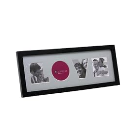 PT Photo Frame, Love Letters, Wood, Black