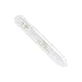 Camille Beckman Medium Crystal Glass Nail File with rose bouquet and scripted initial D.