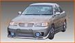 00-03 NISSAN SENTRA EVO 5 W/FOGS FRONT BUMPER
