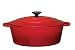 Sitram Cast Iron 6.5 Quart Oval Cocotte, Red Enamel