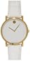 Movado Midsize 605224 Museum Gold-Plated Automatic Watch