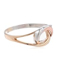 14k Tri Color Gold Love Knot Ring