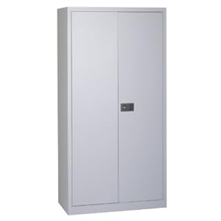 BISLEY Flügeltürschrank Aktenschrank Werkzeugschrank Stahlschrank Ordnerschrank Silber