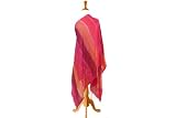 Olive N Figs 50-50 Silk/Wool Pastel Color Broad Ventilated Striped Shawl/Wrap