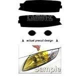 Audi A3 (09- ) Headlight Vinyl Film Covers by LAMIN-X ( Yellow ) by Lamin-x