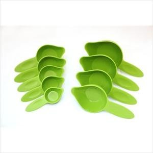 Green 9-Piece Measuring Cup Set