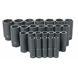 Grey Pneumatic 1326MD 26 Pc. 1/2 Dr. Metric Deep Length Impact Socket Set