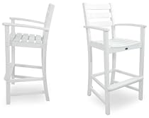 Best Price Trex Outdoor Furniture Txs120 1 Cw Monterey Bay 2 Piece Bar Patio Dining Chair