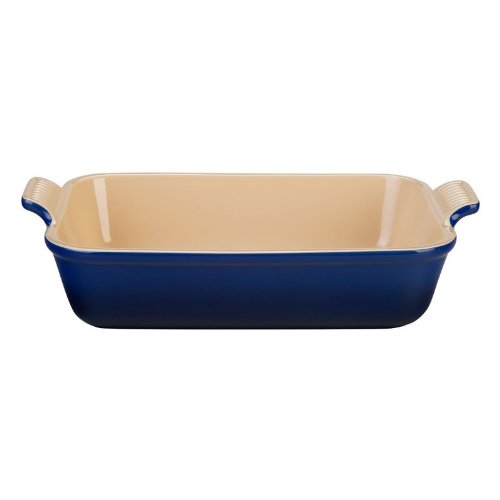 Best Price Le Creuset Heritage Stoneware 9-Inch Square Dish, Cobalt